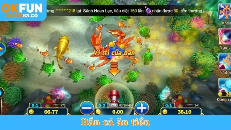 Bắn Cá OKFUN - Cuộc Phiêu Lưu Đại Dương Đầy Kịch Tính - ZEMALI.CLUB