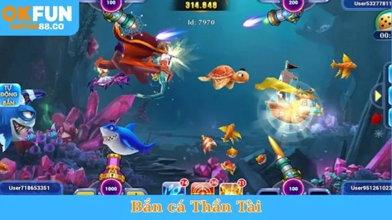 Bắn Cá OKFUN - Cuộc Phiêu Lưu Đại Dương Đầy Kịch Tính - ZEMALI.CLUB