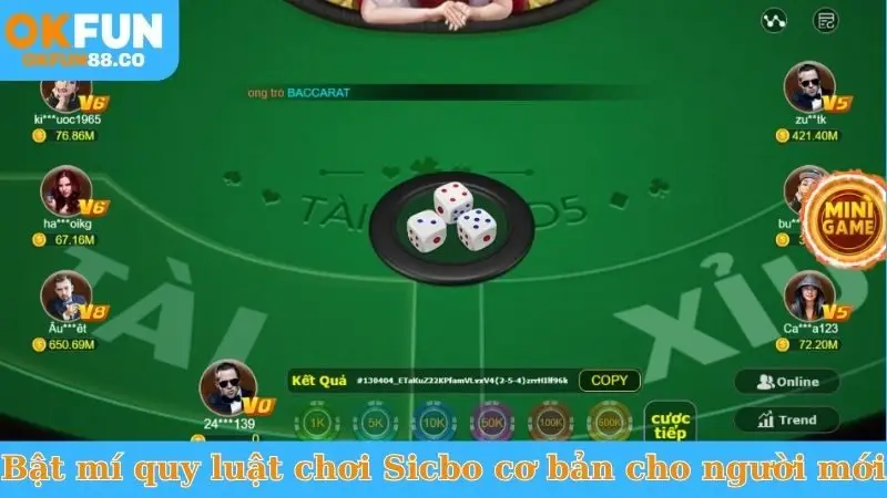 Nắm Vững Cách Chơi Sicbo MD5 - Kiếm Tiền Triệu Mỗi Ngày - ZEMALI.CLUB