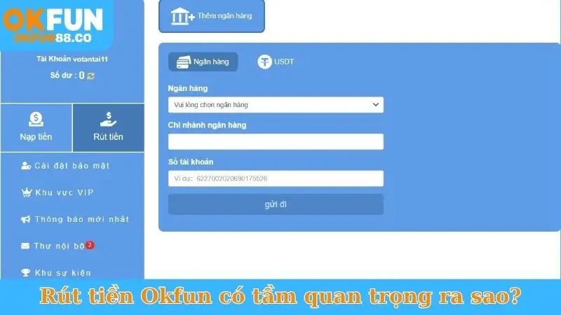 Rút Tiền Okfun Trong 1 Phút - Tiền Về Tài Khoản Ngay! - ZEMALI.CLUB